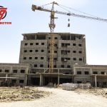 بتن ریزی پروژه بیمارستان الهام